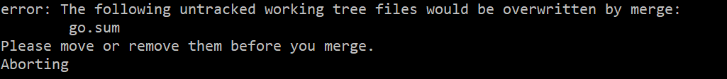 git error